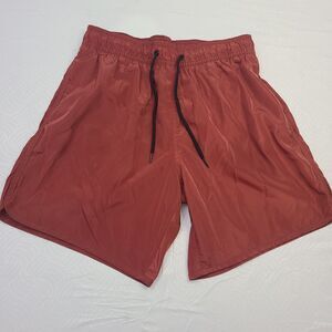 H&M swim shorts in a reddish-brown color Size M